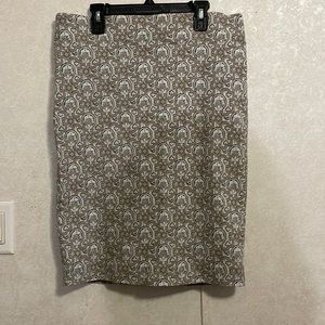 Knee length skirt
